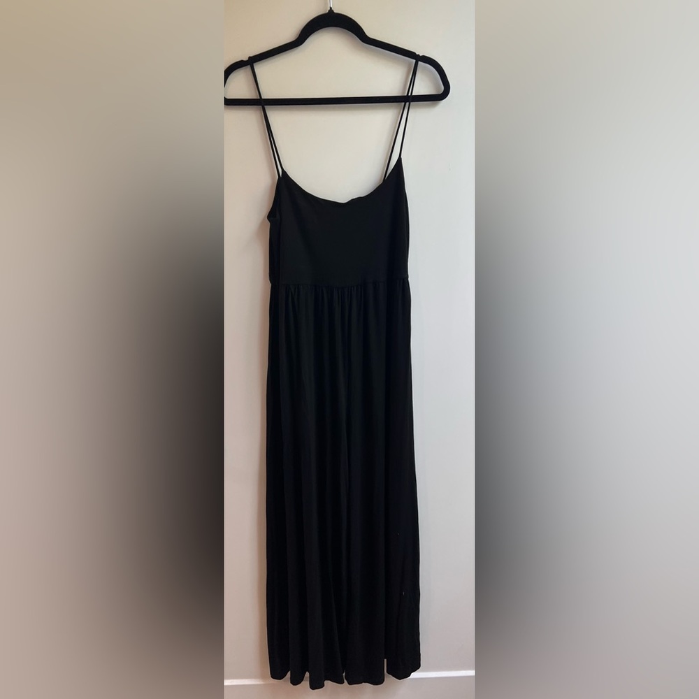 Prim Black Spaghetti Strap Jumpsuit